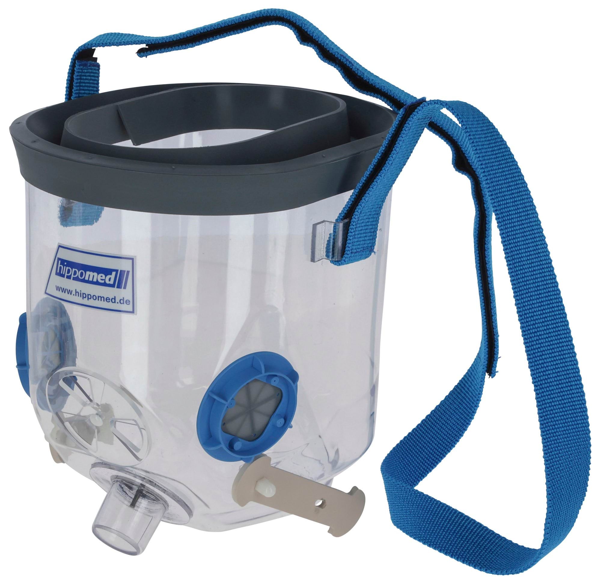 Maska inhalacyjna z akcesoriami do AirOne Flex dla koni gorącokrwistych Hippomed - Cavalo